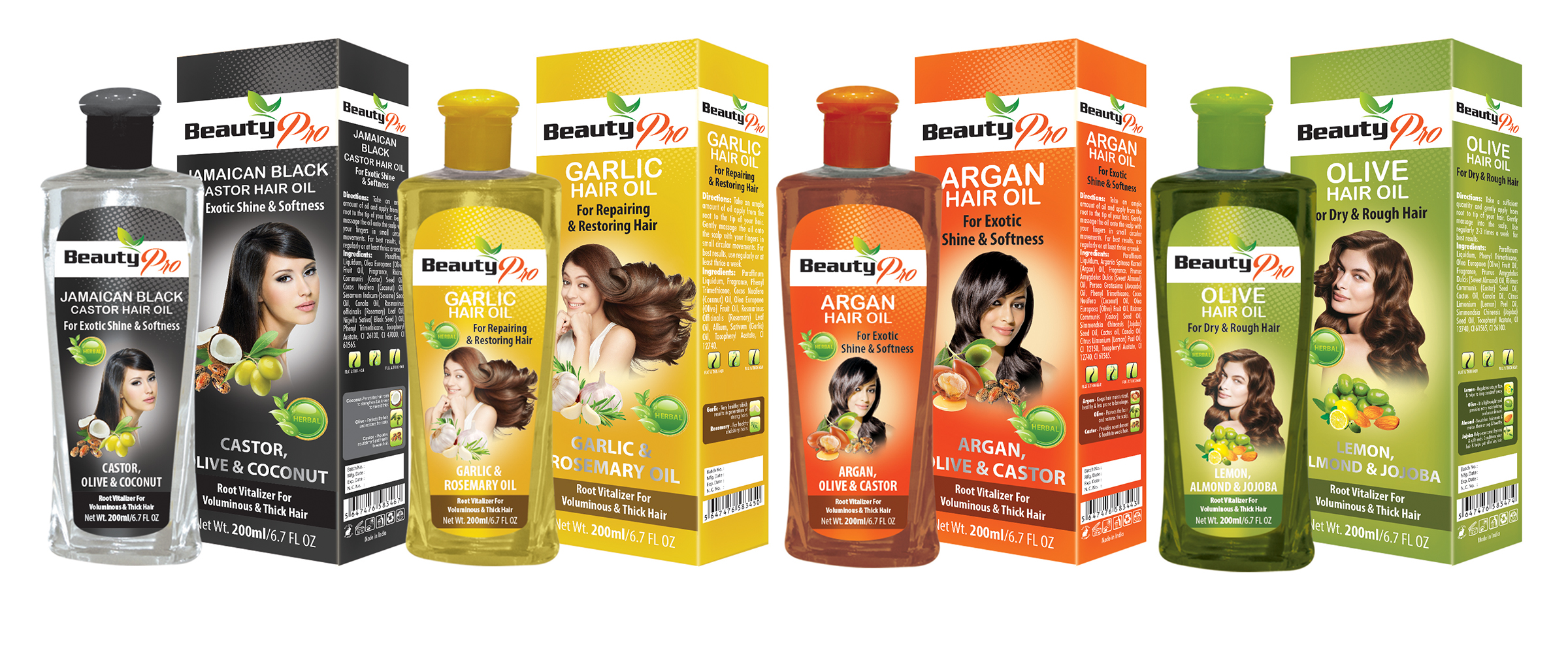 Beauty Pro Hair Oil Jamiacan Black Castor Oil | sanohalalfoods